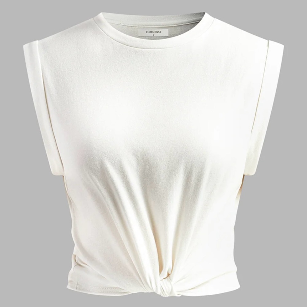 NWT Cotton Knotted Tshirt - small